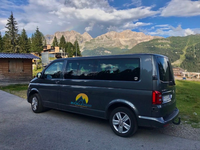 Transfer from the Milan airports to Madonna di Campiglio